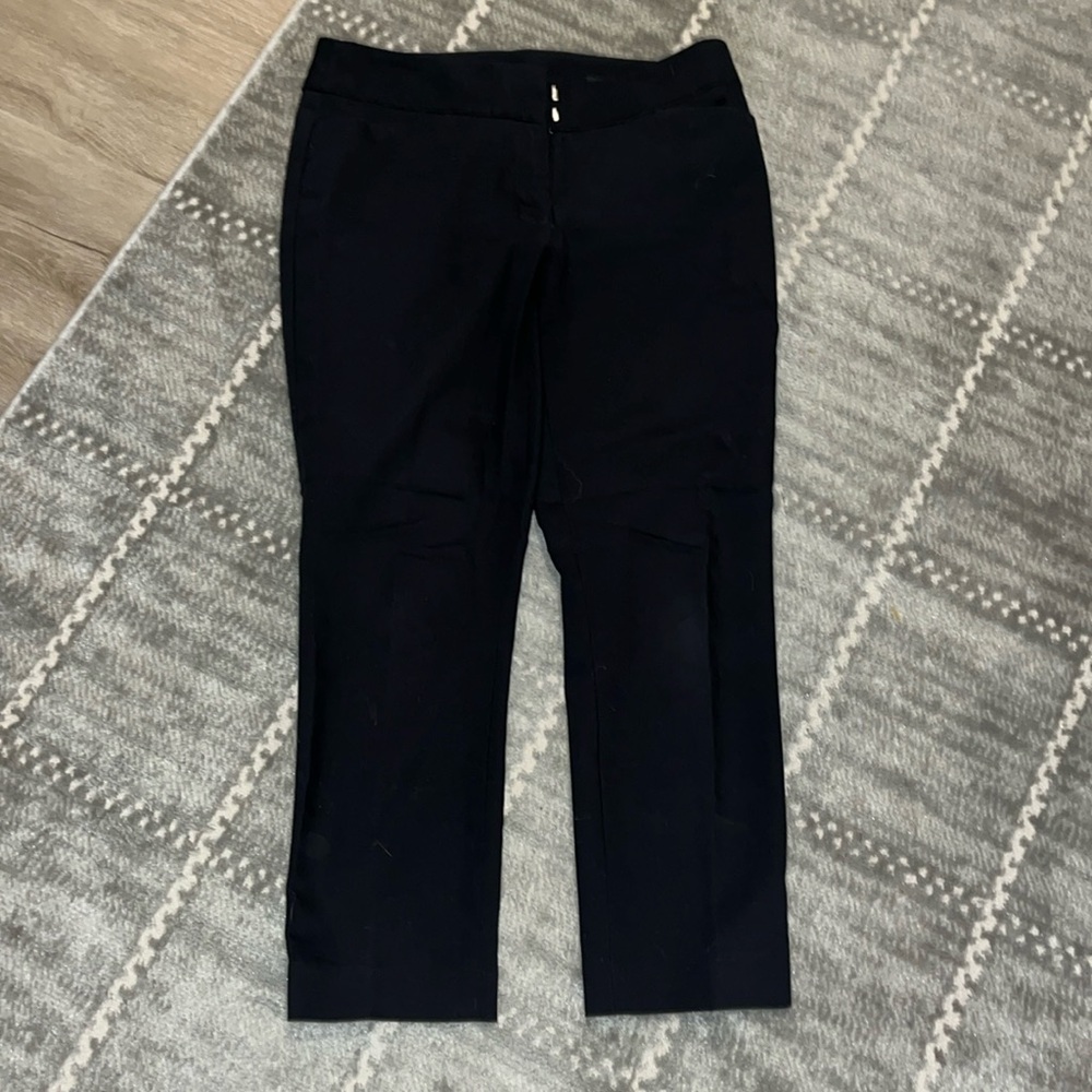 Loft Julie straight dress pants black size 4 petite